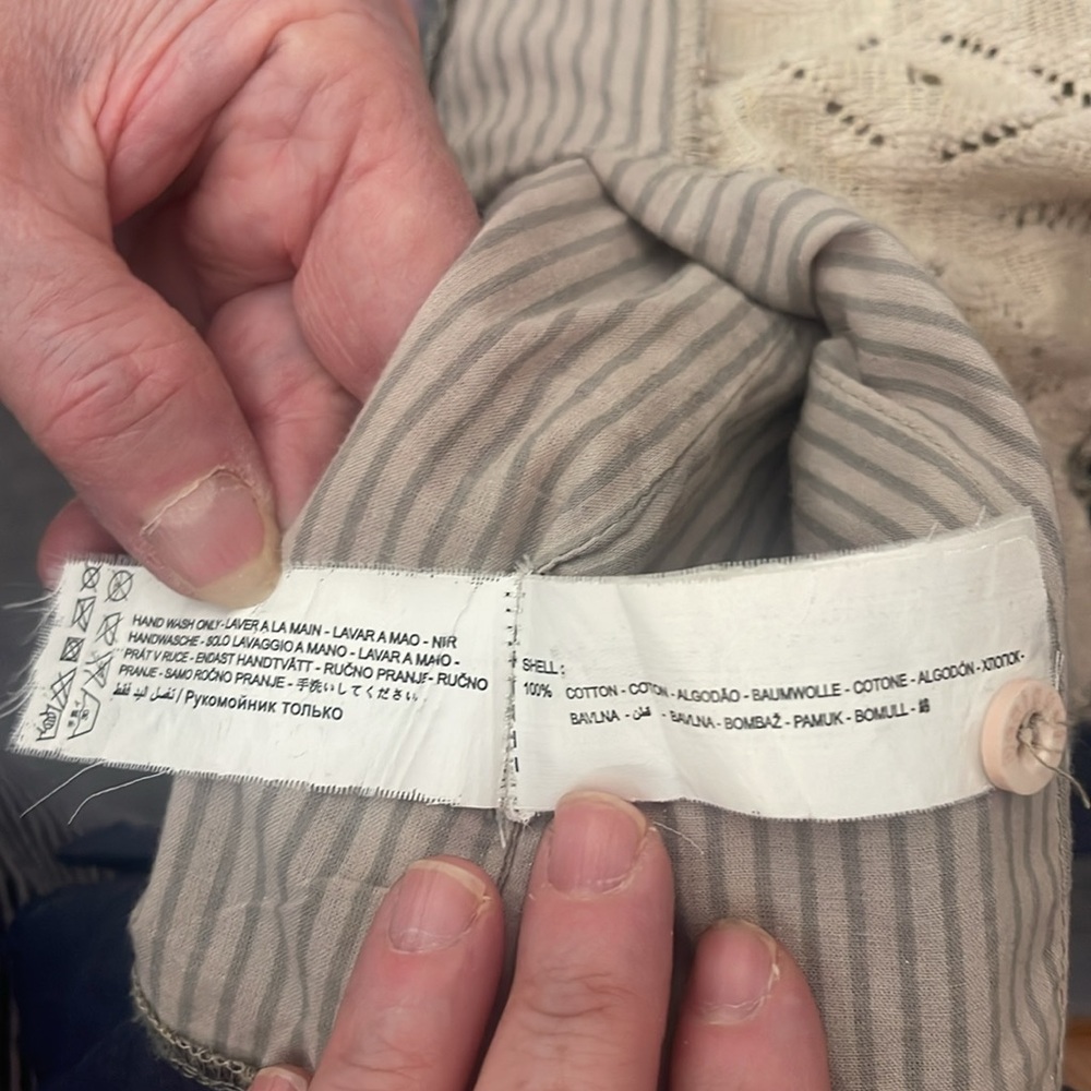 Desigual Size 38 dress. Whimsical design. Sleeveless loop/button shoulder. Boho. - Picture 12 of 12